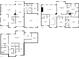 Detailed floor plan showcasing the layout of a multi-story home at 641 Lake Overlook Dr, Canton, GA 30114