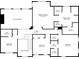 Floorplan for second floor, includes primary bedroom, 3 bedrooms, and 4 bathrooms at 641 Lake Overlook Dr, Canton, GA 30114