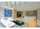 Beautiful lobby with modern décor, blue wall art, a concierge, and multiple seating areas at 788 W Marietta Nw St # 811, Atlanta, GA 30318