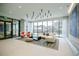 Modern lobby area offers comfortable seating with large windows and plenty of natural light at 788 W Marietta Nw St # 811, Atlanta, GA 30318