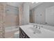 Bathroom featuring large sink and vanity, tub, and shower combo at 1735 Peachtree Ne St # 624, Atlanta, GA 30309