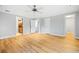 Spacious bedroom with hardwood floors, en-suite bathroom, and walk-in closet at 1905 Castleway Ne Ln, Atlanta, GA 30345