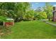 Expansive backyard with lush greenery and mature trees providing privacy at 4616 Greensprings Rd, Atlanta, GA 30337