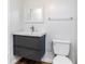 Bathroom with a contemporary vanity, modern fixtures, and a toilet at 1151 Rankin St # 20A, Stone Mountain, GA 30083