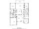 Home floor plan showcasing a spacious layout with four bedrooms, a living room, kitchen, and a two-car garage at 1460 Badingham Dr, Cumming, GA 30041