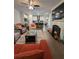 Inviting living room offers a fireplace, mounted TV and comfortable seating at 2706 Park Land Ln, Snellville, GA 30078