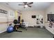 Finished basement featuring workout equipment and mirrors at 855 Mountain View Nw Ter, Marietta, GA 30064