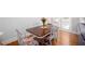 Dining room with dark wood table at 855 Mountain View Nw Ter, Marietta, GA 30064