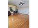 Spacious living room with lots of natural light and gleaming hardwood floors at 2379 Manassas Ln, Decatur, GA 30034