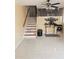 Spacious living area with staircase, ceiling fan, and decorative accents at 2379 Manassas Ln, Decatur, GA 30034