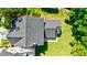 Aerial view of the roof and backyard at 138 Beutell St, Norcross, GA 30071
