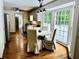 Bright kitchen with breakfast nook featuring a bay window with scenic outdoor views at 1931 Amber Dawn Way, Lawrenceville, GA 30043