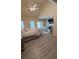 Inviting primary bedroom showcasing a vaulted ceiling, and neutral decor, offering a serene space at 1932 River Crest Way, Lawrenceville, GA 30045