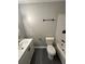 Modern bathroom with new vanity, fixtures, and subway tile in shower at 3730 Clovis Nw Ct, Atlanta, GA 30331