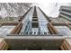 Exterior upward view of the building with a clear sky at 855 Peachtree Ne St # 1508, Atlanta, GA 30308