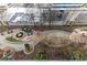 Beautifully landscaped garden area with seating and water features at 855 Peachtree Ne St # 1508, Atlanta, GA 30308