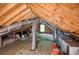 Unfinished attic with HVAC, duct work and insulation at 2759 Bay Ridge Dr, Loganville, GA 30052