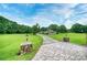 Beautiful front yard and house on a sunny day at 2759 Bay Ridge Dr, Loganville, GA 30052