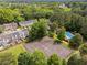 Aerial view of community pool and tennis courts at 4971 Jenny Dr, Acworth, GA 30101