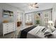 Spacious main bedroom with en-suite and relaxing bay window seating area at 4971 Jenny Dr, Acworth, GA 30101