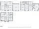Three-story home's layout featuring multiple bedrooms, entryways, laundry and room dimensions at 129 Crown Walk, Mcdonough, GA 30253