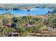 Aerial view of a lake community with newly built homes at 3735 Tamiami Trl, Cumming, GA 30041