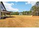 Expansive backyard with a covered patio, perfect for outdoor entertaining and relaxation at 3735 Tamiami Trl, Cumming, GA 30041