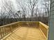 View of the natural setting from the wooden deck at 5342 Legacy Trl, Douglasville, GA 30135