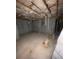 Unfinished basement with concrete walls and exposed ceiling with visible pipes at 582 Georgia Cir, Loganville, GA 30052