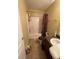 Bathroom with tub and shower combo at 582 Georgia Cir, Loganville, GA 30052