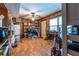 Multi-purpose room with shelving, storage and wood plank flooring at 1102 Waverly Dr, Lawrenceville, GA 30046