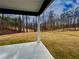 Covered patio view featuring backyard scenery, providing a relaxing outdoor space at 5295 Greenway Dr, Villa Rica, GA 30180