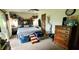 Bedroom with a large bed and doorway to outside at 2579 Country Club Dr, Conyers, GA 30013
