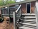 Back deck featuring freshly painted gray lumber at 2903 Santa Barbara Dr, Decatur, GA 30032