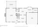 First floor plan featuring living room, kitchen, garage, dining, and screened patio at 3391 Quail Hollow Trl, Snellville, GA 30039