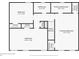 Second floor plan featuring four bedrooms, three bathrooms, and closets at 3391 Quail Hollow Trl, Snellville, GA 30039