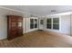Relaxing screened-in patio with ceiling and recessed lights at 1480 Shady Cove Ln, Lawrenceville, GA 30043
