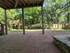 Brick patio with backyard view at 3773 Summer Rose Dr, Atlanta, GA 30341