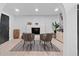 Bright living room with fireplace, contemporary decor, and open floor plan at 980 Porter Rd, Decatur, GA 30032
