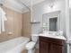 Tiled bathroom with shower-tub combination and vanity with sink at 2548 Crescent Park Ct # 7, Atlanta, GA 30339