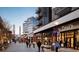 Lively outdoor shopping area with retail stores and restaurants at The Battery Atlanta at 2548 Crescent Park Ct # 7, Atlanta, GA 30339