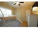 ' bedroom with bunk bed, slide, window, and cream walls at 8145 Lakeview Pkwy, Villa Rica, GA 30180