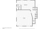 Blueprint of the basement, including Gathering room, bathroom, garage, and laundry at 8607 Wood Springs Ct, Douglasville, GA 30135