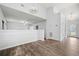Open-concept dining area with modern lighting and smooth floors at 503 Fable Ln, Canton, GA 30114