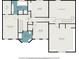 Layout of second floor with primary bedroom, primary bath, two bedrooms, a bath and bonus room at 5633 Southland Dr, Stone Mountain, GA 30087