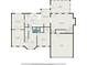 Layout of first floor featuring living room, dining room, kitchen, bathroom, breakfast nook, Gathering room and garage at 5633 Southland Dr, Stone Mountain, GA 30087