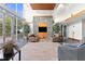 Bright and spacious lobby with high ceilings, comfortable seating, and a stone accent wall at 3300 Windy Ridge Se Pkwy # 1107, Atlanta, GA 30339