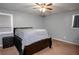 Bedroom with neutral paint and a ceiling fan at 3963 Ferncliff Rd, Snellville, GA 30039