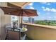Cozy balcony with seating and city views, perfect for relaxing outdoors at 3334 Peachtree Ne Rd # 1609, Atlanta, GA 30326