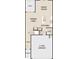Detailed first-floor floor plan showcasing the kitchen, Gathering room, dining area, garage, and patio at 5002 Elowen Ln, Douglasville, GA 30135
